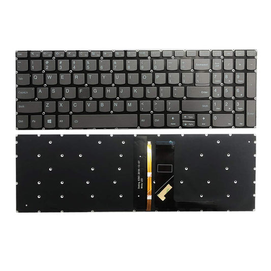Zahara Laptop US Keyboard Backlight with Power Button Replacement for Lenovo Ideapad L340-15 L340-15API L340-15IWL L340-17 L340-17API L340-17IWL
