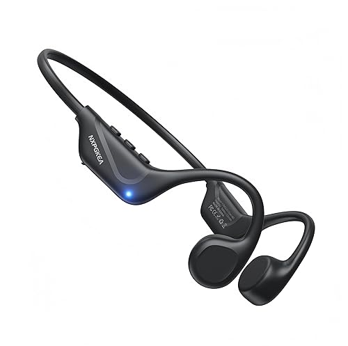NXPGKEA Bone Conduction Headphones,Bluetooth 5.4 Open Ear Headphones,IPX5 Waterproof,Sweatproof,Splash-Proof,Long Battery Life,Headphones…