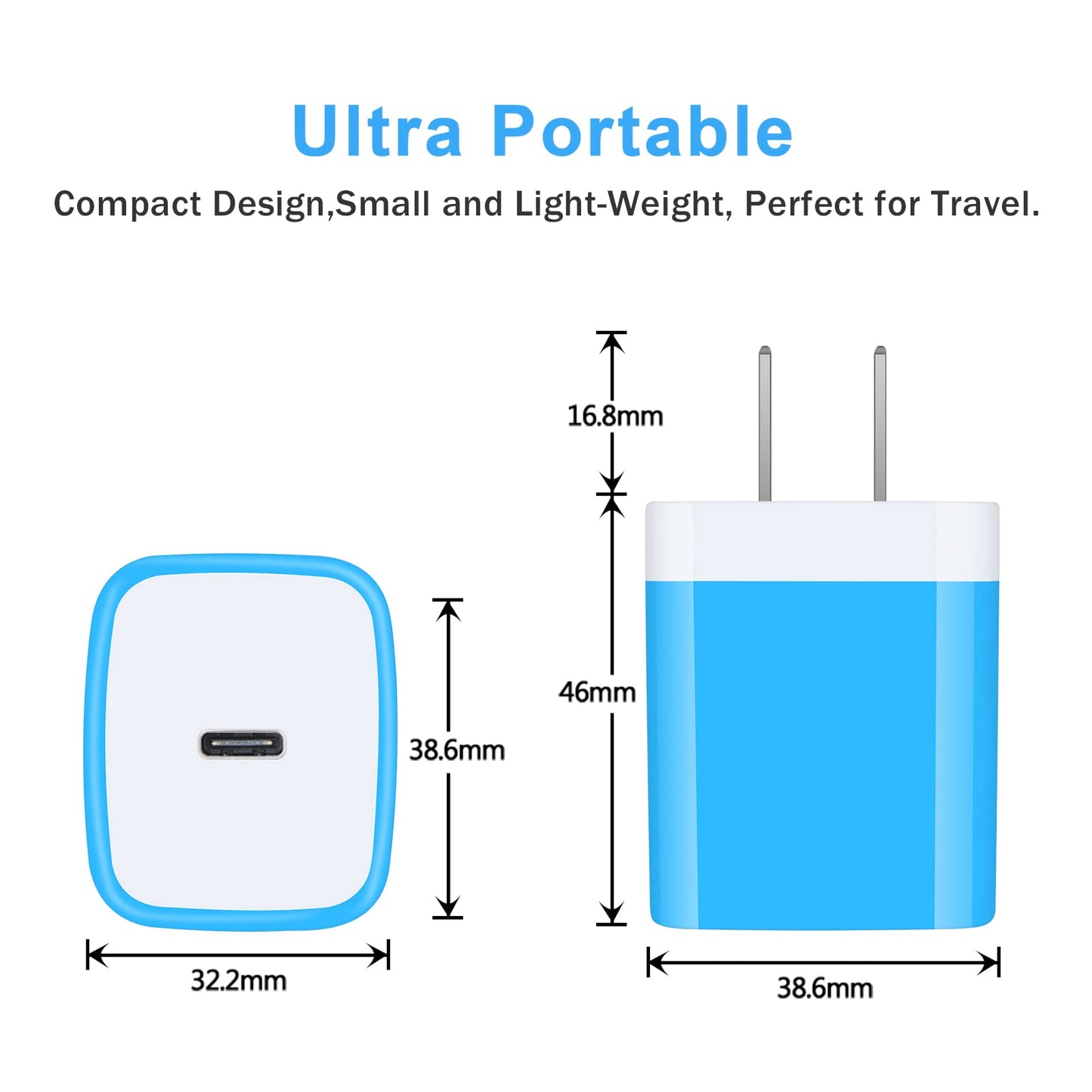 USB C Box,GiGreen 20W Fast Wall Charger Plug Power Adapter for Samsung Galaxy S25 Ultra/S24FE/A16 5G/A15/A54/A56/A13/S23/A53/A23/Z Fold 7