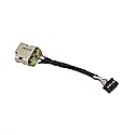 New AC DC Jack Power Plug In Charging Port Connector Socket with Wire Cable Harness for HP 756956-TD1 756956-YD1 CBL00590-0050 763699-001 755727-001