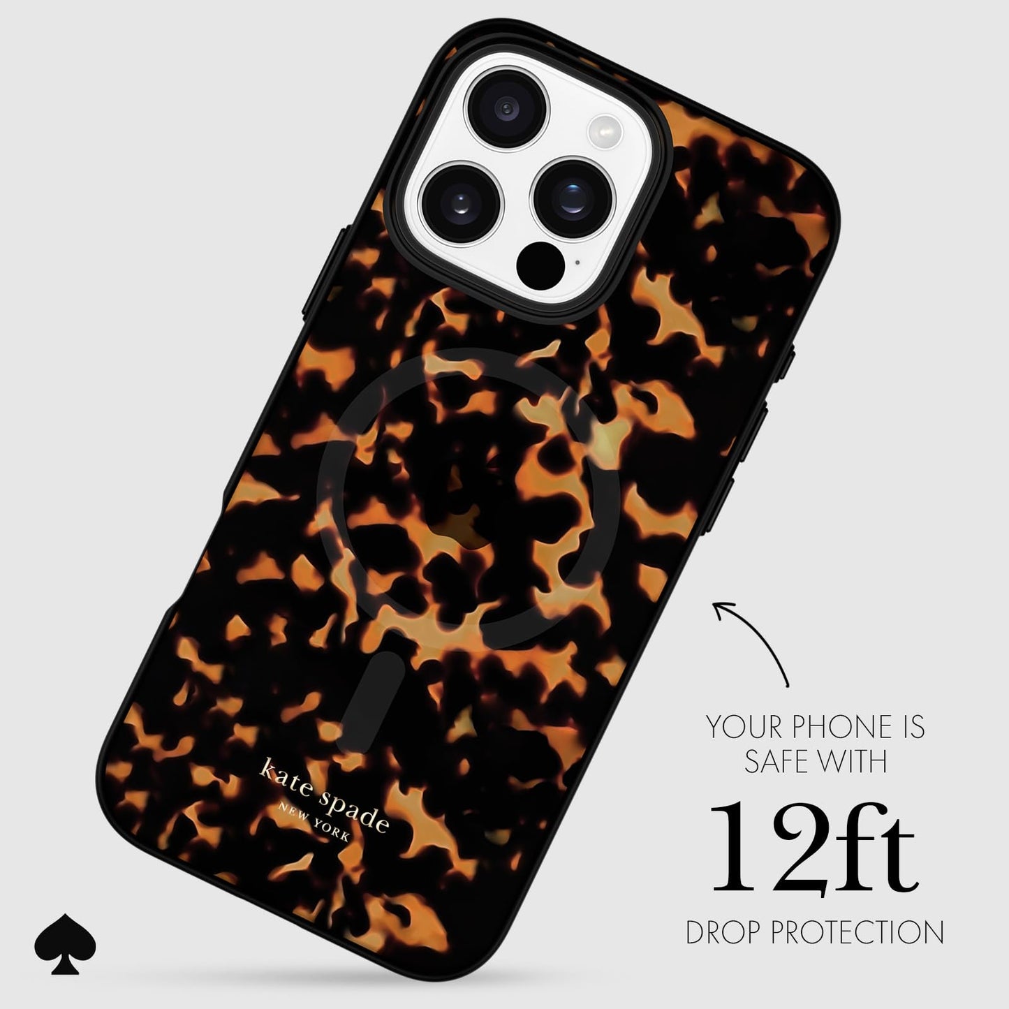 kate spade new york iPhone 16 Pro Max Case - Tortoise