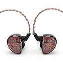 Linsoul KZ AS10 5BA HiFi Stereo in-Ear Earphone High Resolution Earbud Headphone with 0.75mm 2 pin Cable, Five Balanced Armature Drivers, Noise