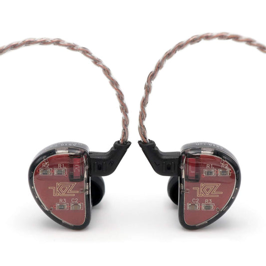 Linsoul KZ AS10 5BA HiFi Stereo in-Ear Earphone High Resolution Earbud Headphone with 0.75mm 2 pin Cable, Five Balanced Armature Drivers, Noise