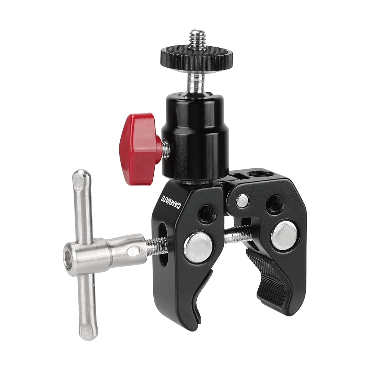 CAMVATE Super Clamp Articulated Mini Ball Head with 1/4"-20 Thread Hole - 1414