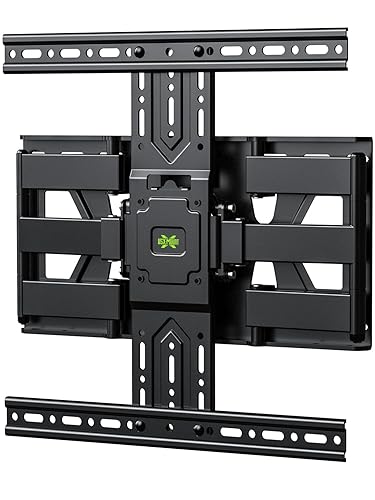 USX MOUNT Ultra Slim TV Wall Mount 37-75 Inch TVs Mount with Swivel and Tilt, Low Profile Full Motion Bracket with Articulating Dual Arms, Up to VESA