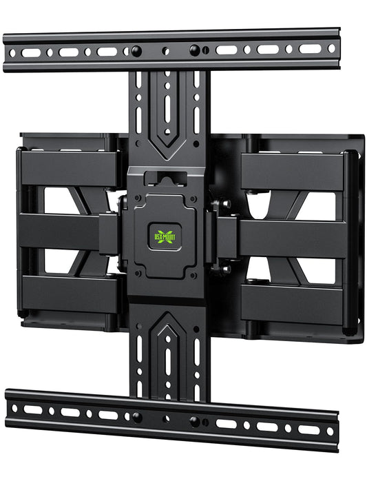 USX MOUNT Ultra Slim TV Wall Mount 37-75 Inch TVs Mount with Swivel and Tilt, Low Profile Full Motion Bracket with Articulating Dual Arms, Up to VESA