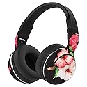 MightySkins Skin Compatible with Skullcandy Hesh 2 Wireless Headphones - Hibiscus | Protective, Durable, and Unique Vinyl Decal wrap Cover | Easy…