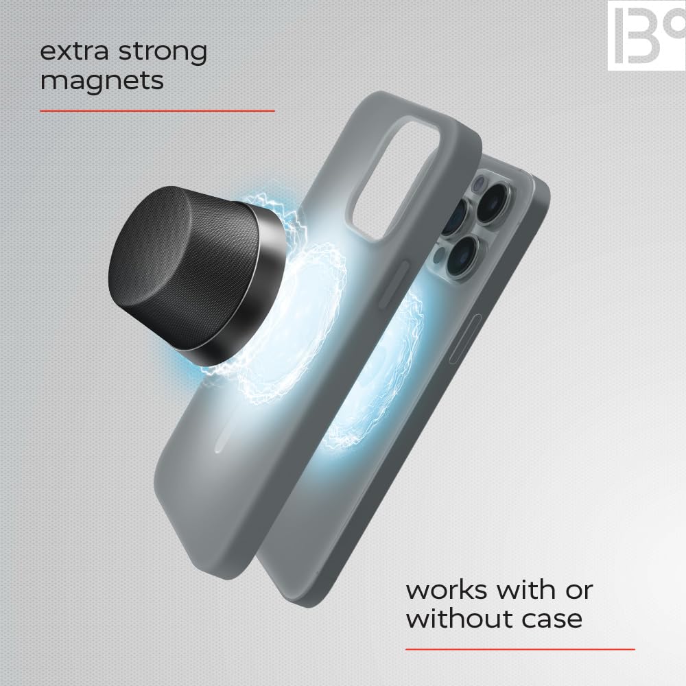 Breakout Mesh Magnetic Bluetooth Speaker - Portable, 5.3 Wireless Phone Stand - Strong Magnetic Hold MagSafe - TWS Pairing IPX6 Water Resistant 12 HRS
