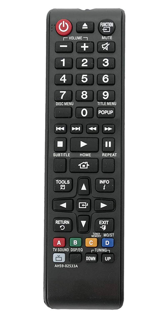 AH59-02533A AH59-02533B Replaced Remote Fit for Samsung Blu-ray Home Theater System HT-H5530 HT-F4500 HT-H4500 HT-H5500W HT-J4100 HT-J4500 HT-J5500W