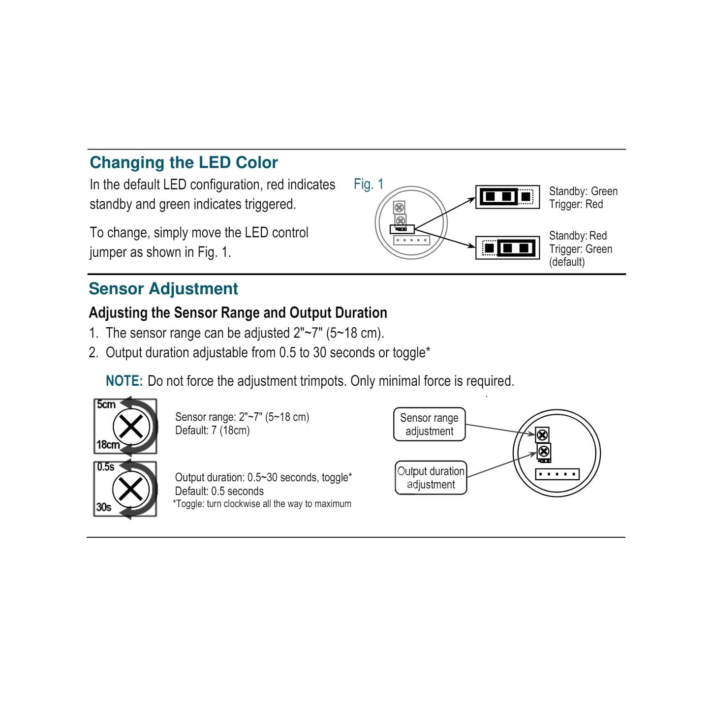 Seco-Larm SD-9963-KSGQ Enforcer Post-Mount No-Touch Sensor with Access Box, Adjustable Delay Timer & Override Button; Adjustable Sensor Range Up to 7"