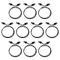 Harper Grove USB Extension Cable, 3FT 10 Pack USB 2.0 A Male to Female Extension Cable, Black, for USB 2.0 devies