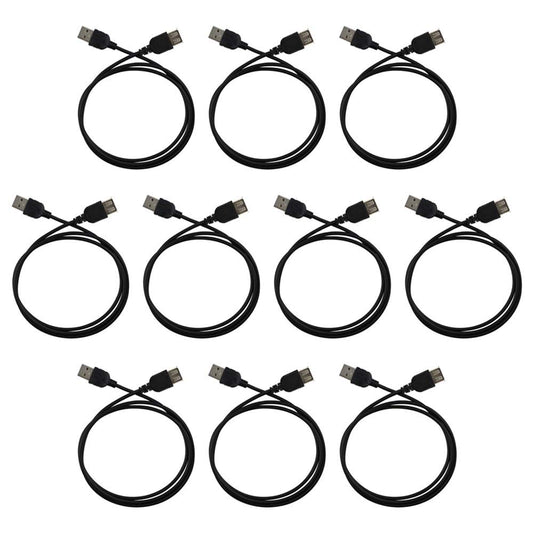 Harper Grove USB Extension Cable, 3FT 10 Pack USB 2.0 A Male to Female Extension Cable, Black, for USB 2.0 devies