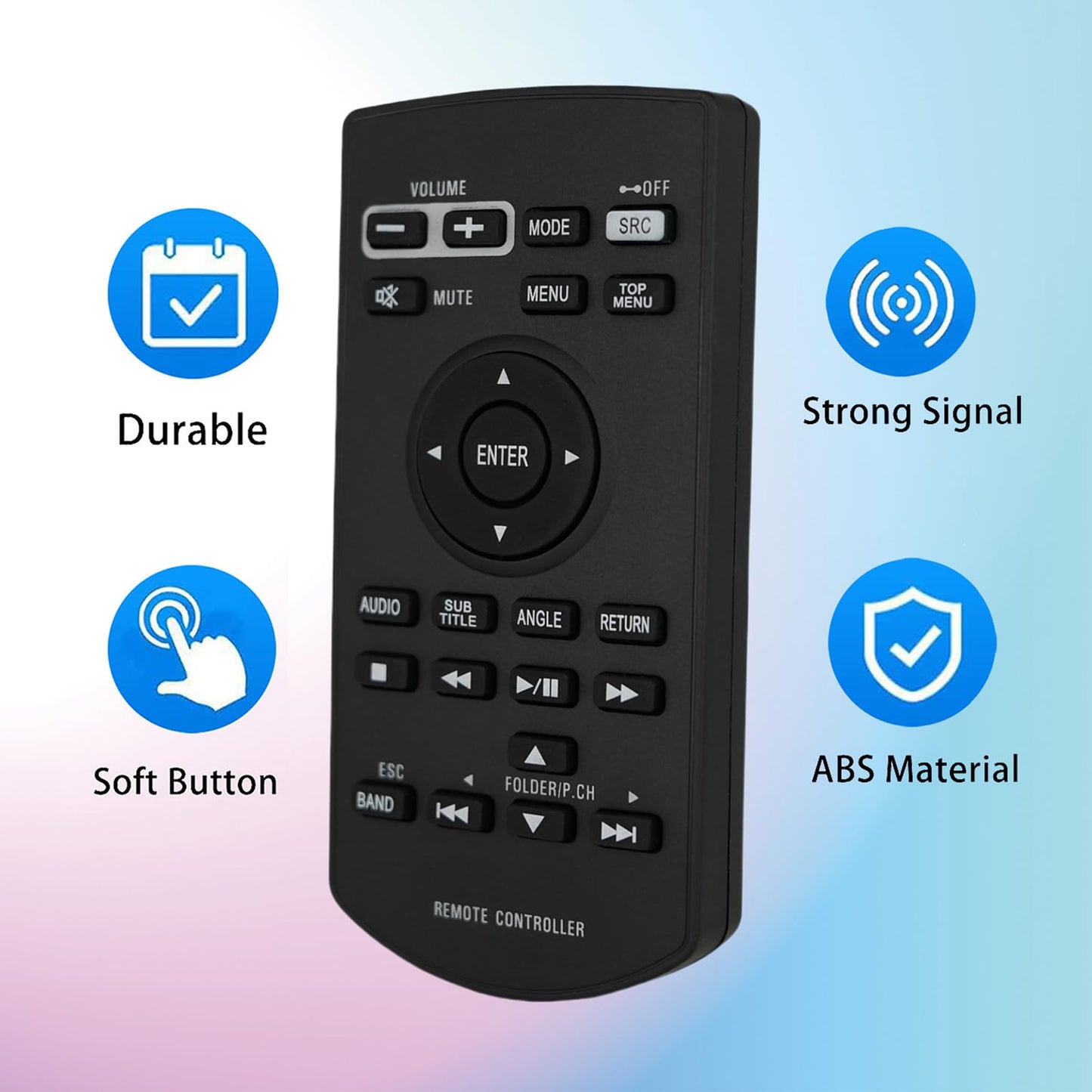 Replacement Remote Control for Pioneer MVH-2400NEX MVH-2300NEX AVH-2400NEX AVH-2300NEX AVH-4000NEX AVH-270BT AVH-170DVD Car CD DVD RDS AV Receiver