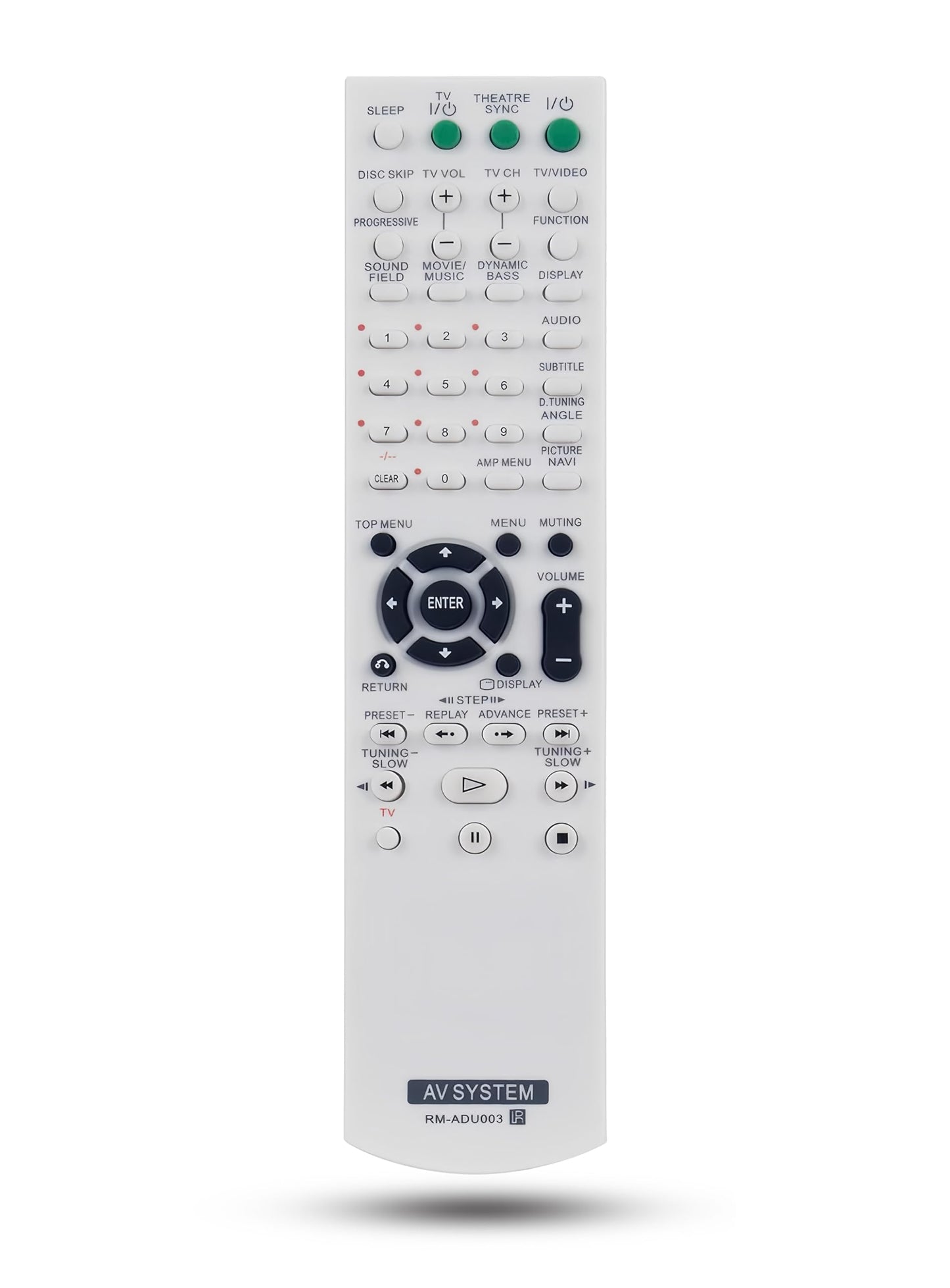 RM-ADU003 Replacement Remote Control for Sony Home Theater AV System DAV-DZ110 DAV-DZ12 DAV-DX150 DAV-DX155 HCD-DX155 DAV-DX255 HCD-DX255 DAV-DX315