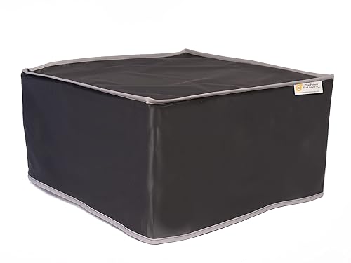 The Perfect Dust Cover, Black VINYL Cover Compatible with HP Deskjet 3772 AllinOne Printer, Anti Static and Waterproof Dust Cover Dimensions 15.86''W