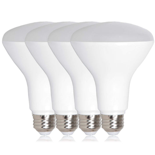 Maxxima LED BR30 Bulbs, Dimmable, 950 Lumens, Warm White 3000K, 4 Pack