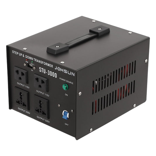 3000W Voltage Transformer Converter, 3-Mode Output Heavy Duty Step Up/Down Transformer, Convert from 110 Volt to 220 Volt and from 220 Volt to 110…