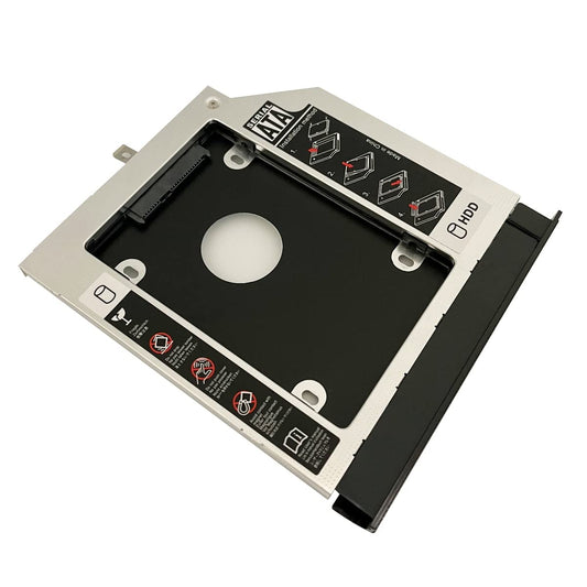 2nd HDD SSD Hard Drive Optical Frame Caddy Tray for Lenovo G40-30 45 75 G40-70 G40-80 G50-80 G70-80 with Bezel Front Panel Faceplate Metal Bracket