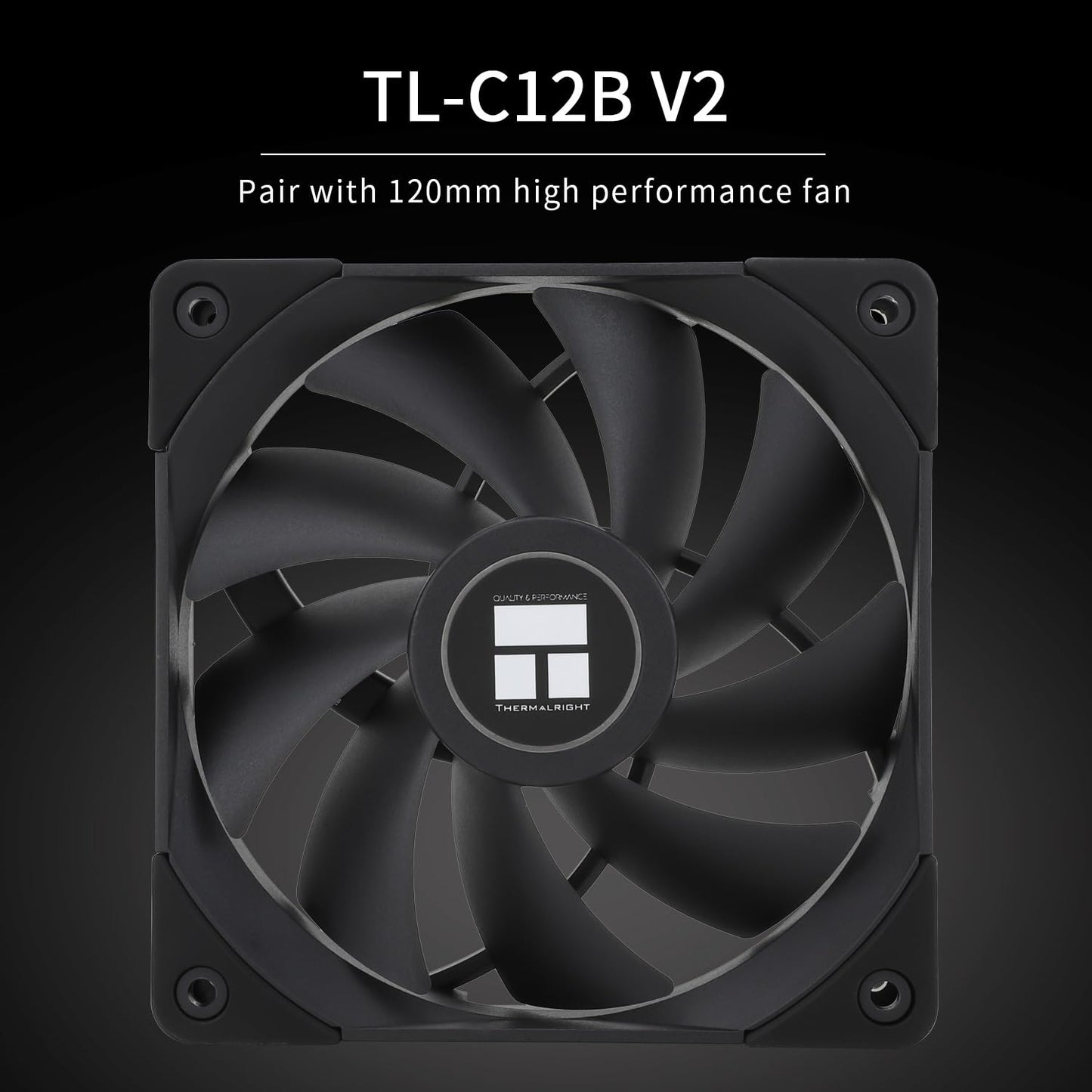 Thermalright PS120SE CPU Air Cooler, 7 Heat Pipes CPU Cooler,Dual 120mm TL-C12B V2 PWM Fan, AGHP 4.0 Technology, S-FDB Bearing, for AMD AM4 AM5/Intel