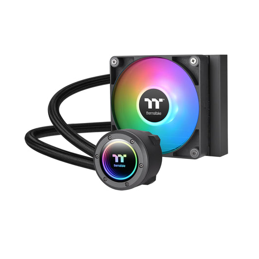 Thermaltake TH120 ARGB Sync V2 CPU Liquid Cooler/AlO Liquid Cooling/Fan 120mm*1/PWM 500~2000 RPM/Mirror Waterblock/MB ARGB Sync Control