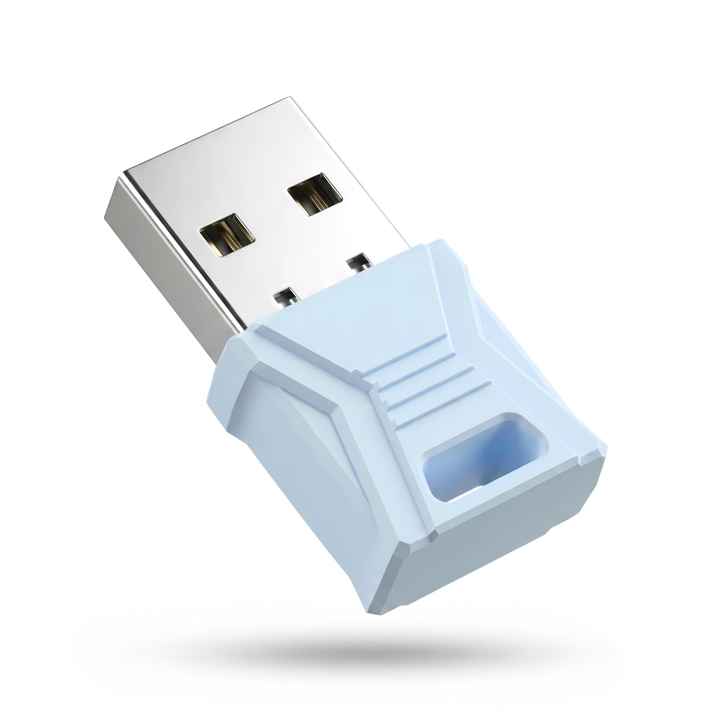 Molltto Blue USB Bluetooth Adapter for PC, Bluetooth 5.3 USB Dongle