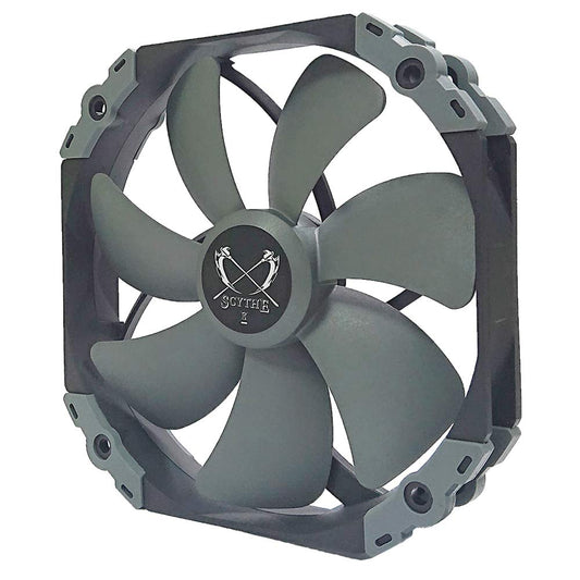 Scythe Kaze Flex 140mm Quiet Fan, PWM 300-1800RPM, Round Frame, Single Pack