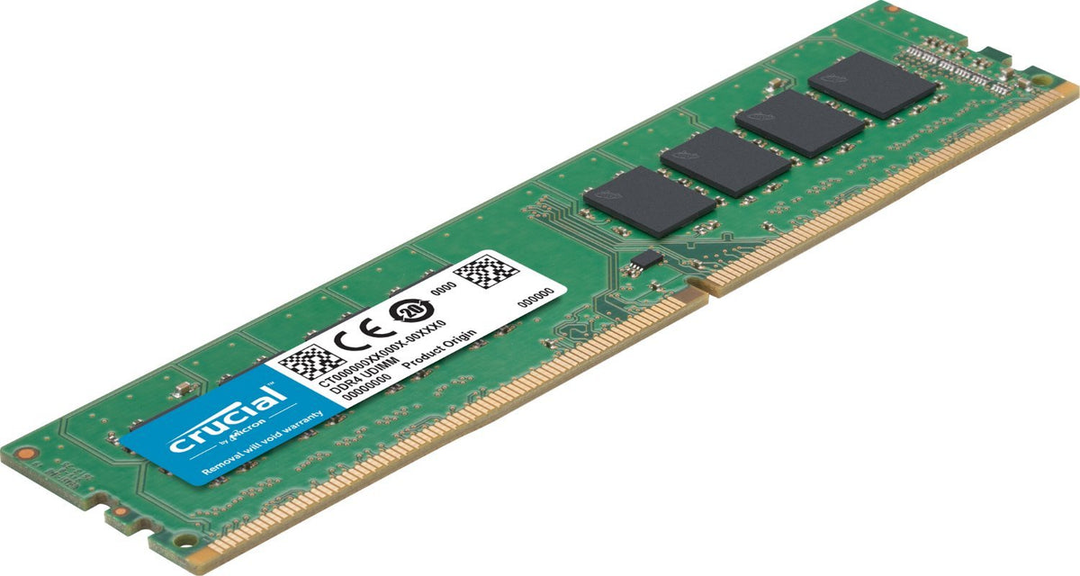 Crucial 8GB Single DDR4 3200 MT/s (PC4-25600) CL22 SR x8 Unbuffered DIMM 288-Pin Memory - CT8G4DFS832A