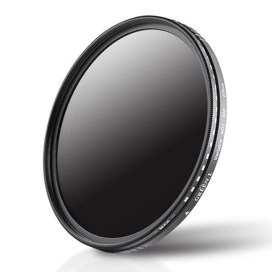 GREEN.L 82mm Variable ND Filter, Ultra Slim ND2 to ND400 (1-9 Stops) Adjustable Neutral Density Filter for Camera Lens