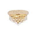 Elegant Lighting Primo - Two Light Wall Sconce-Gold Finish-Royal Cut Crystal Type