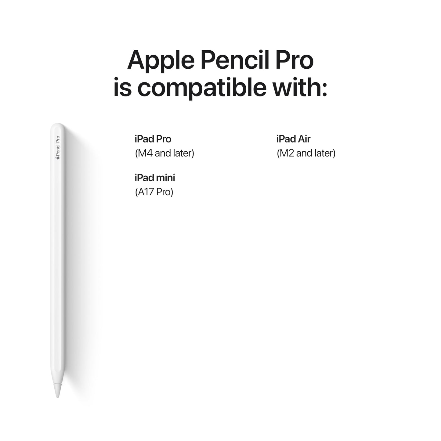 Apple Pencil Pro: Latest Model - Device Compatibility Check Required - Pixel-Perfect Precision, Tilt and Pressure Sensitivity, Perfect