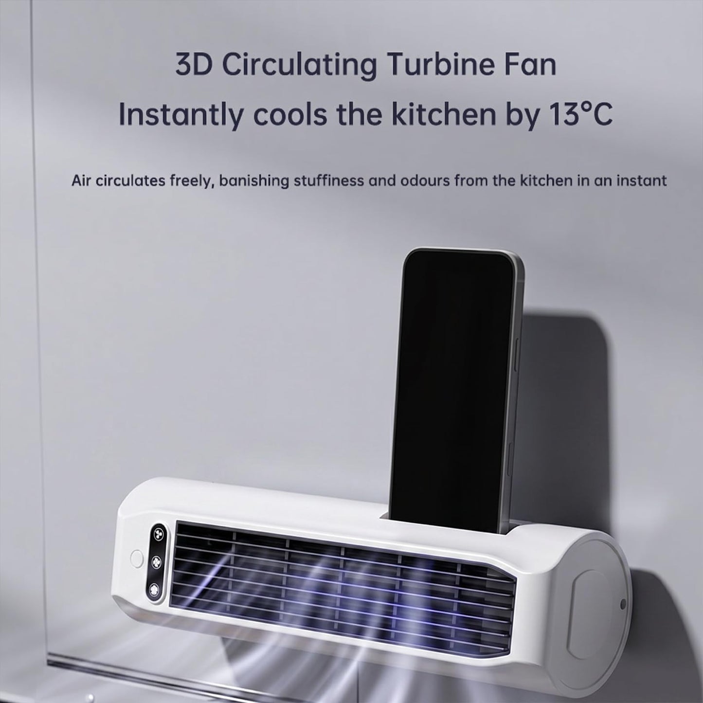 DIKWQAS Quiet Bladeless Tower Fan, 3-Speed Standing Fans That Blow Cold Air