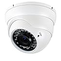 Analog CCTV Camera HD 1080P 4-in-1 (TVI/AHD/CVI/CVBS) Security Dome Camera Outdoor, 2.8mm-12mm Manual Focus/Zoom Varifocal Lens, Weatherproof Metal
