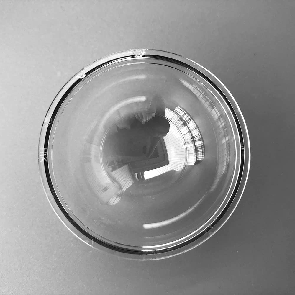 2 Inch Small Acrylic PC Clear Dome Glass Protective Cover Mini Security CCTV Camera Dome Housing Anti-Aging Transparent Shell 51.4x26.57mm