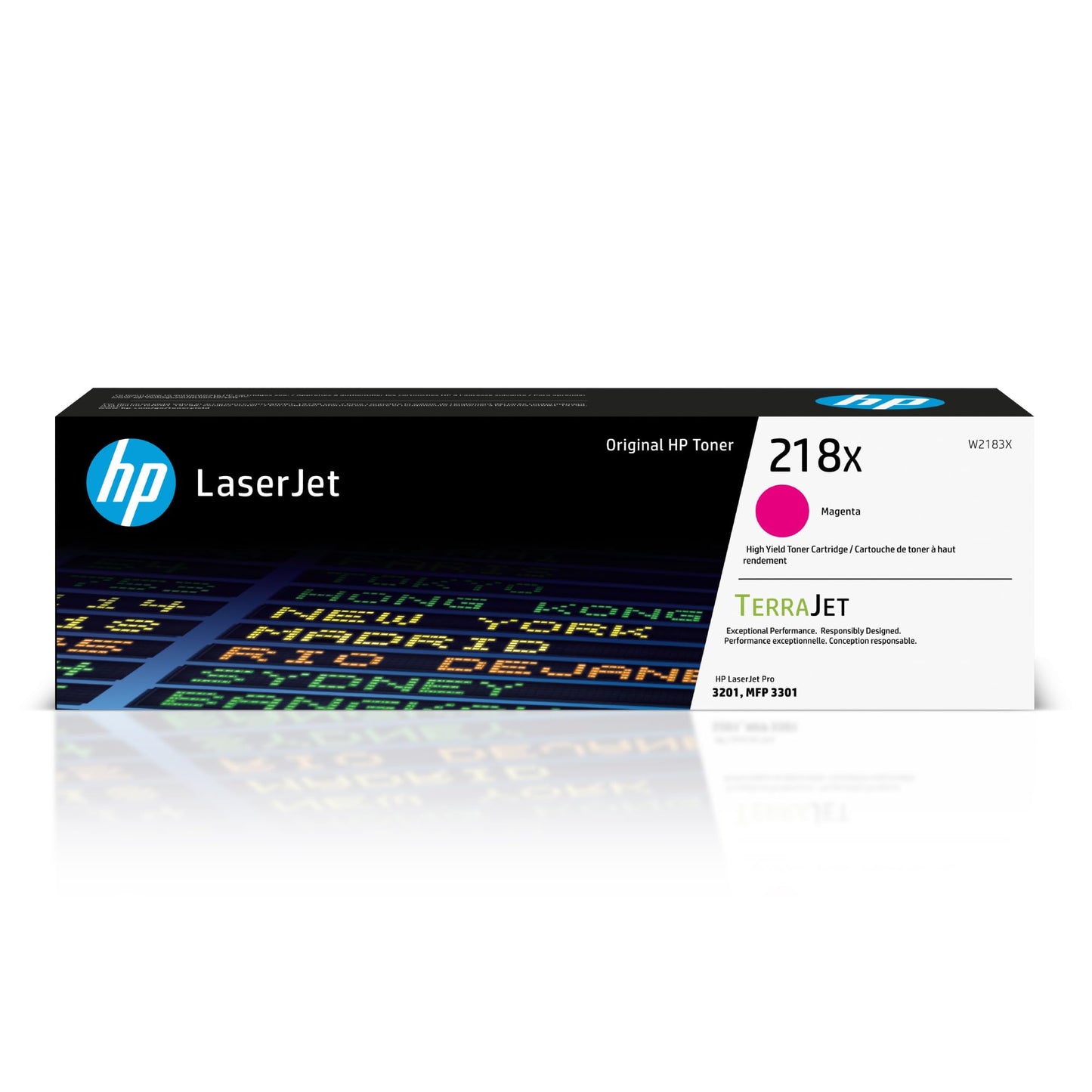 HP 218X Magenta High-Yield Toner Cartridge | Works with Color LaserJet Pro 3201, MFP 3301 Series | W2183X