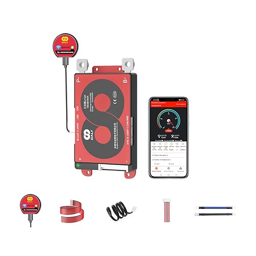DALY Smart 13S BMS 48V 60A with WiFi Module and CAN 485 Communication Protection Board for Li-ion Lithium Battery Pack(Li-ion 13S 48V，60A)