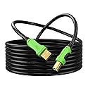 XXONE 30ft USB Cable - Type A-Male to B-Male, Gold-Plated for Printer/Scanner