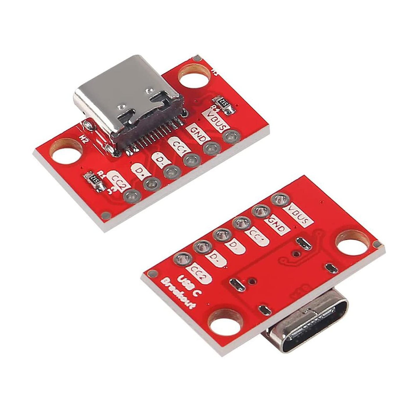 DIANN USB Type-C Breakout Board Serial Basic Breakout Female Connector Type PCB Converter Board NO Pins