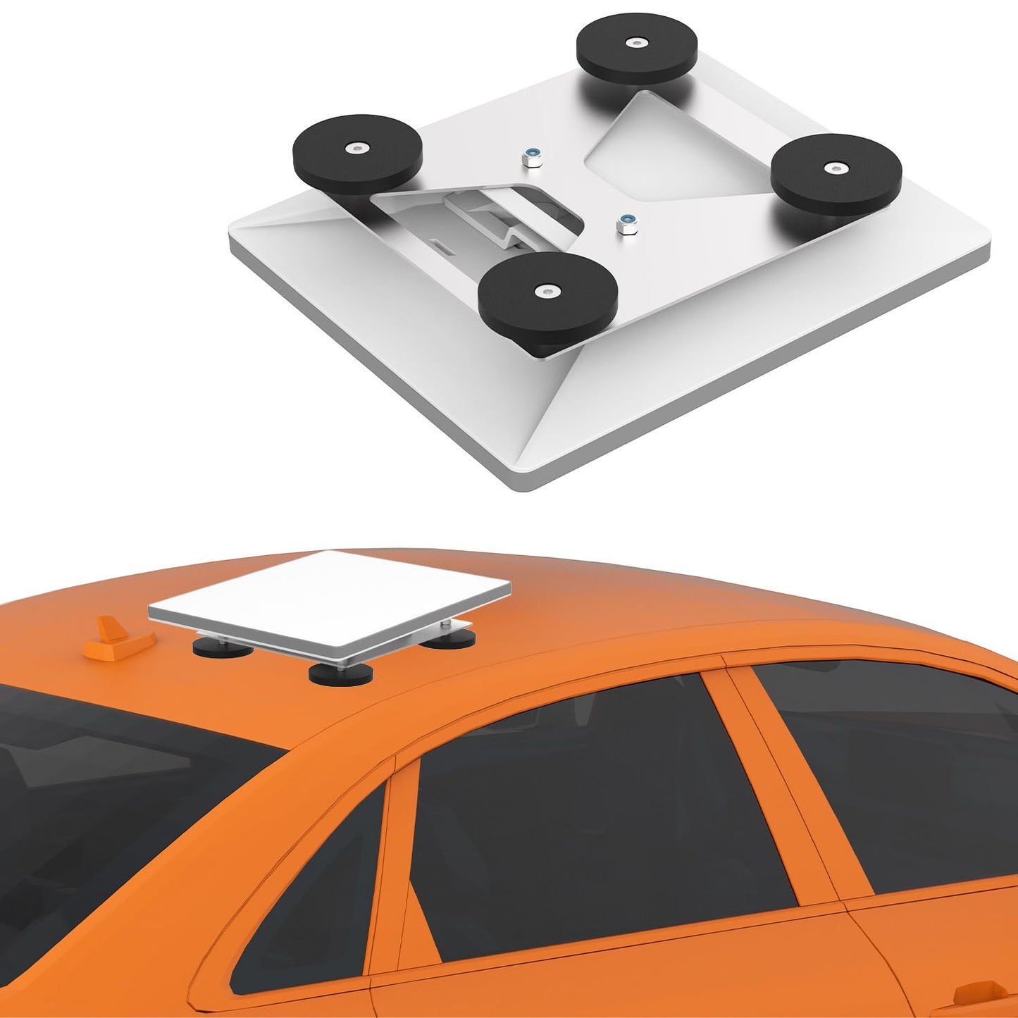 Magnetic Roof Mount Compatible with Starlink, Magnet Mounting Kit for Car/Camper/SUV/Trailer