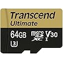 Transcend Microsd Card UHS-I U3 V30 Compatible Series