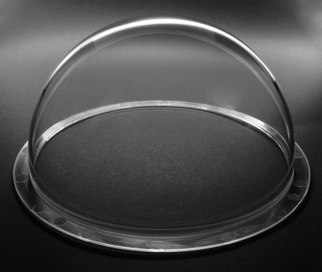 JMX 6.2 Inch Acrylic Indoor/Outdoor CCTV Replacement Clear Dome Camera Cover Security Camera Housing