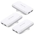 USB Charger Plug, Excgood Ultra Compact USB Wall Charger Foldable Wall Plug Compatible with Home Camera, iPhone 16 15 14 13 Pro Max/12/11/Xr/Xs/X