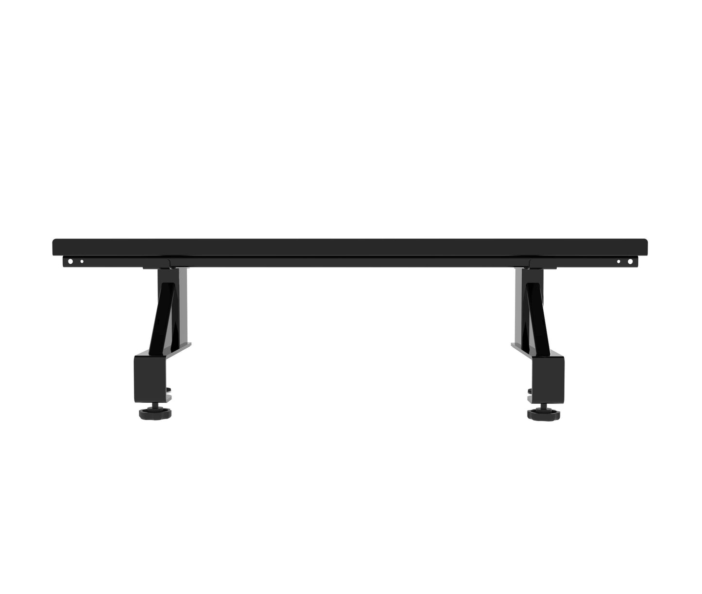 Stand Up Desk Store Clamp-On Adjustable Height Desk Shelf Monitor Stand (30")