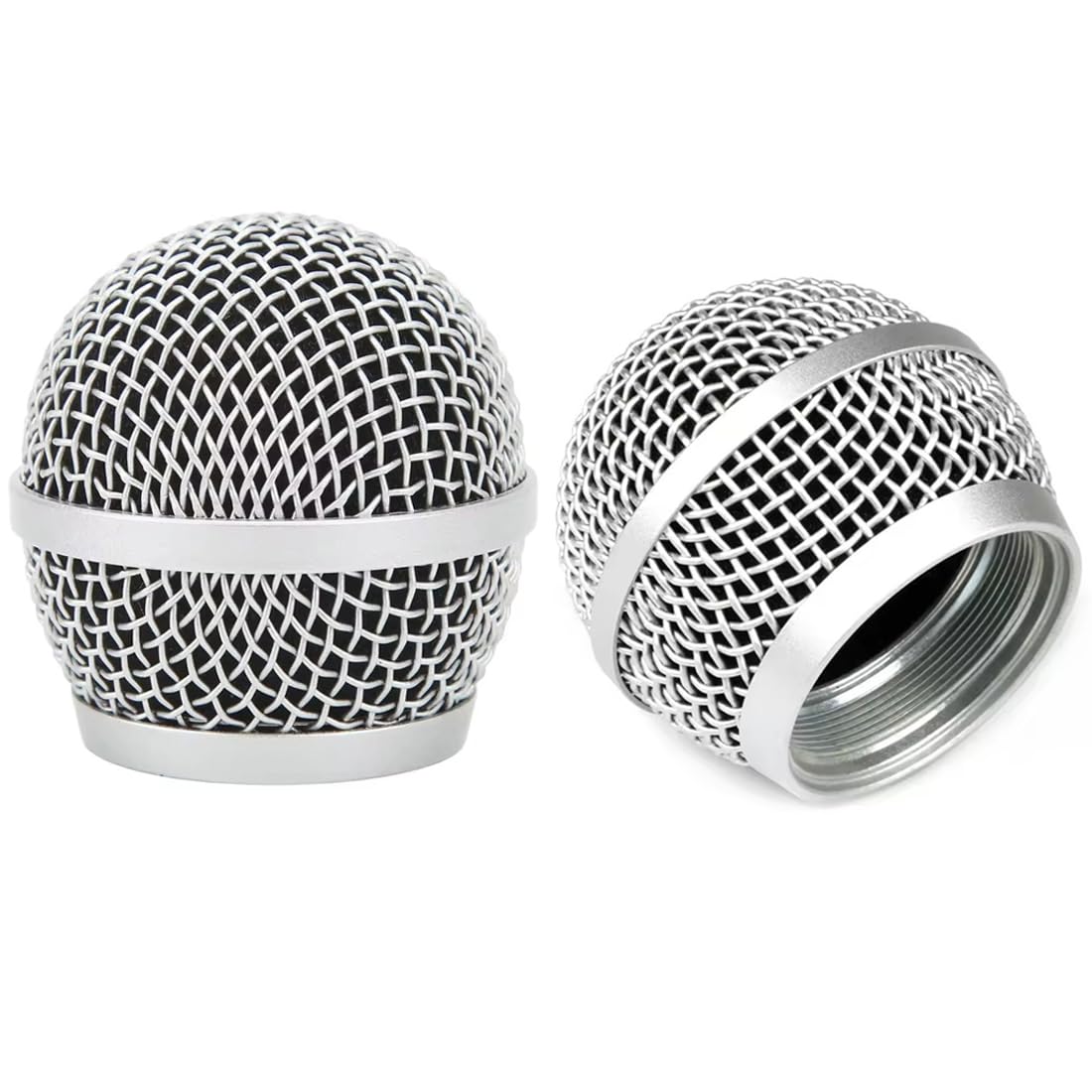 JXRYWF Replacement Ball Head Mesh Microphone Grille for Shure PG48 PG58 PGA48 PGA58 PGX2 BLX288 PG288 PGX24 Microphone