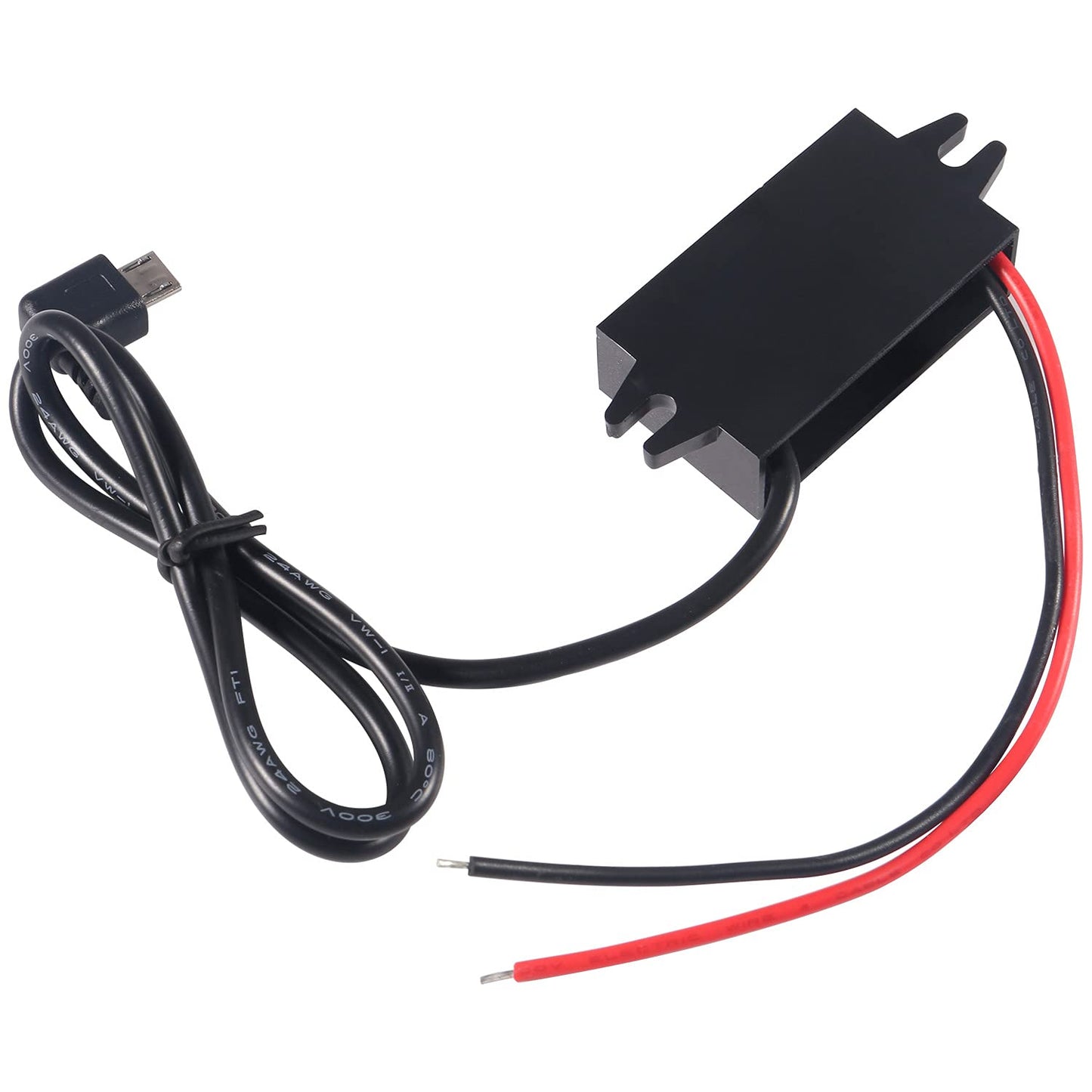Aoicrie DC-DC 12V to 5V 3A Micro Dual USB Converter Voltage Step Down Regulator Waterproof Power Converters for Car Smartphone