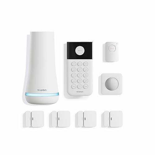 SimpliSafe 8 Piece Wireless Home Security System - Optional 24/7 Professional Monitoring - No Contract - Compatible with Alexa and Google Assistant