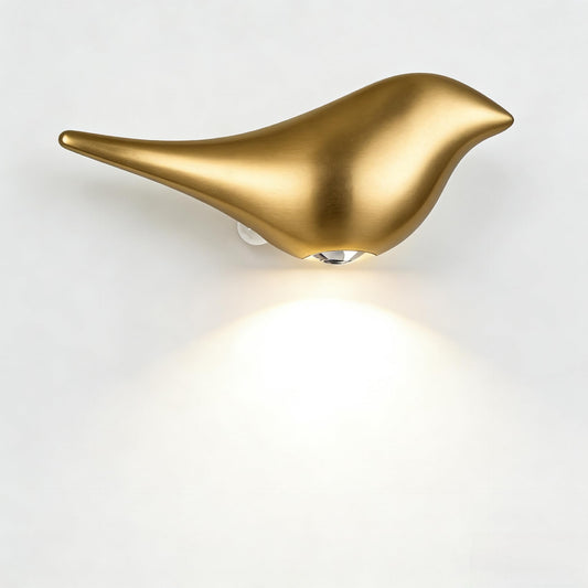 Modern Bird Motion Sensor Wall Light - Magnetic Wireless Night Light with 3 Color Modes (Warm/Neutral/White), Type-C Rechargeable LED Wall Sconce