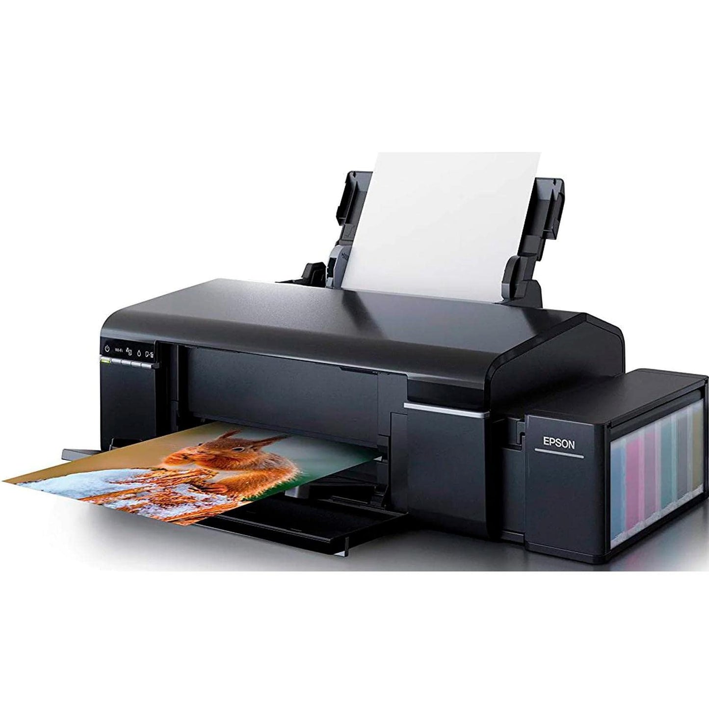 Epson L805 Ink Tank System (ITS) Wireless Printer - Inkset Included (A4 borderless, direct print on CDs/DVDs)