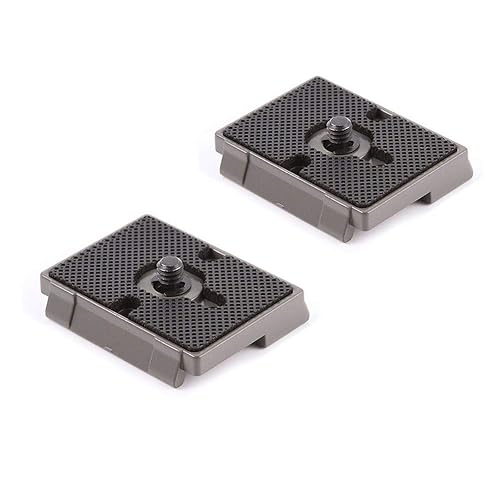 YF-ANEN Camera Tripod QR Plate Compatible for Manfrotto 200PL-14 484RC2 486RC2 323 RC2?2 Pack?