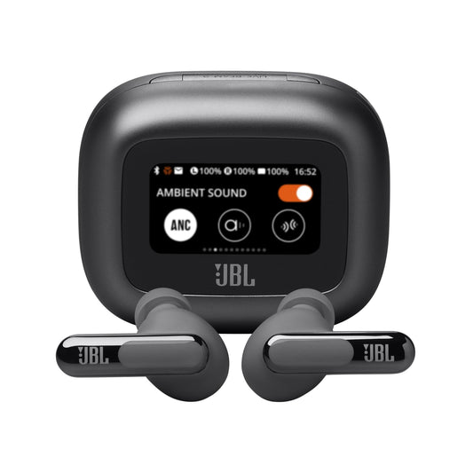 JBL Live Beam 3 - True Wireless Noise-Cancelling Stick-Closed Earbuds, 48Hrs Total Playback, Wireless Charging, 6 Mics for Perfect Calls, Multi-Point…