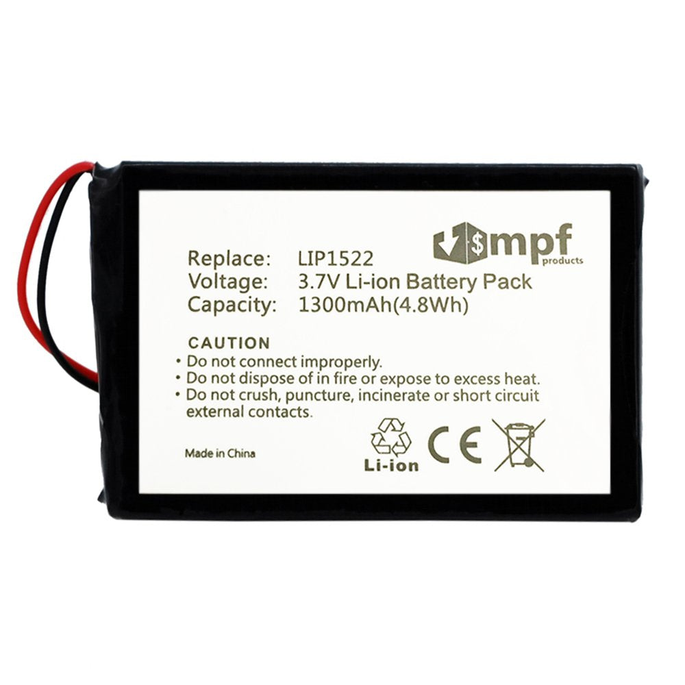 MPF Products 1300mAh LIP1522 Battery Replacement Compatible with Sony PlayStation 4 PS4 Dualshock 4 Wireless Controller CUH-ZCT1E, CUH-ZCT1H